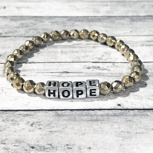 Handmade Mens "Hope" Bracelet