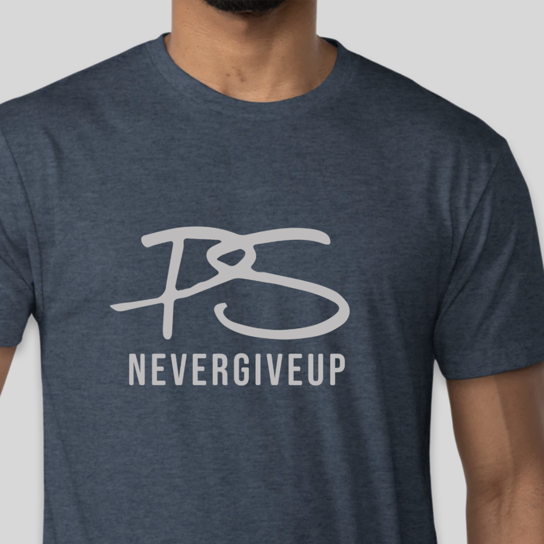 Tri-Blend Short Sleeve Logo Crew T-Shirt (Unisex)